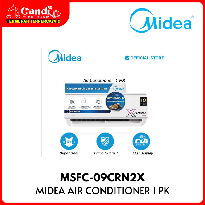 Midea Air Conditioner 1 Pk  Outdoor : Msfc-09crn2x-32(0)