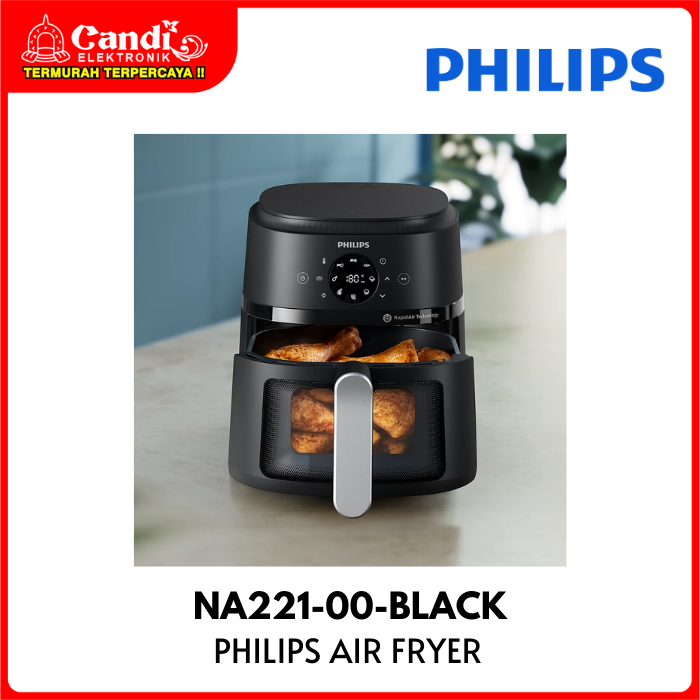 Philips Air Fryer Na221-00-black