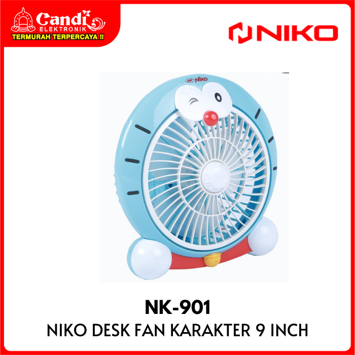 Niko Desk Fan Karakter 9inch