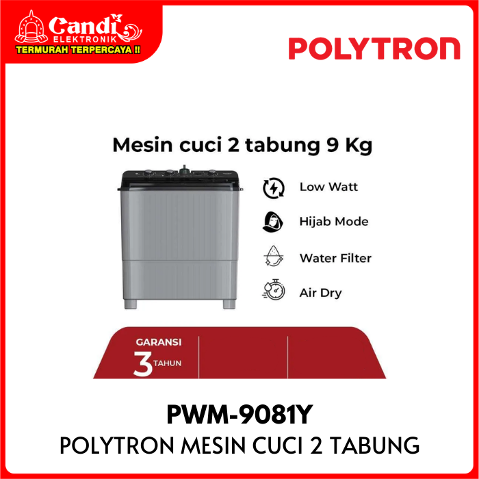 Polytron  Washing Machine Twin Tub