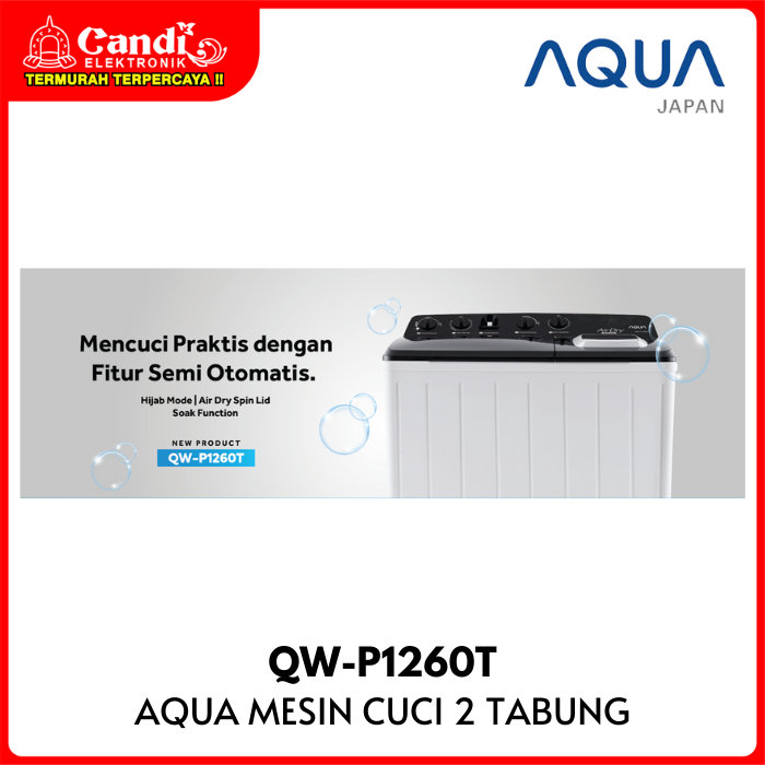 Aqua Washing Machine Twin Tub