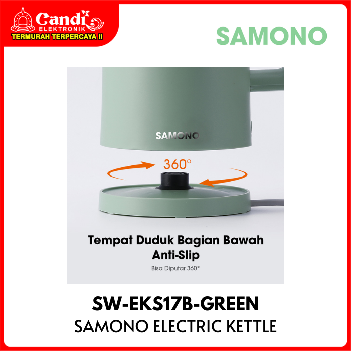 Samono Electric Kettle Sw-eks17b-green